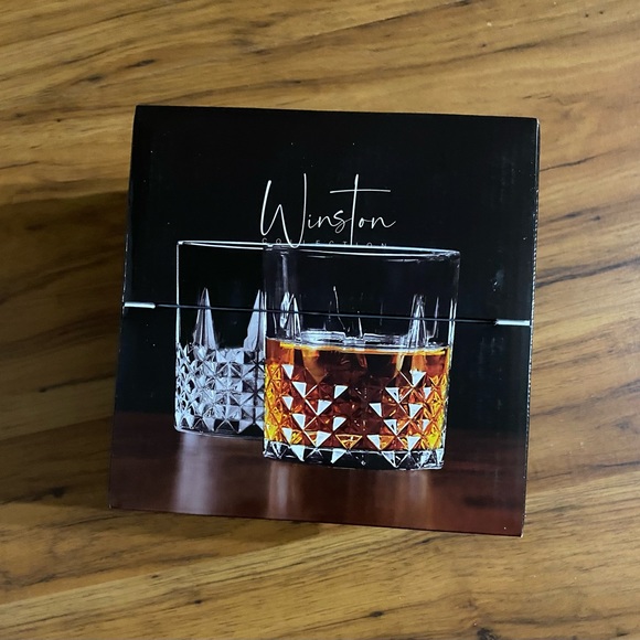 Circleware Winston Collection Double Glass Old Fashioned 4 Piece Set 12 Ounces - Picture 2 of 15